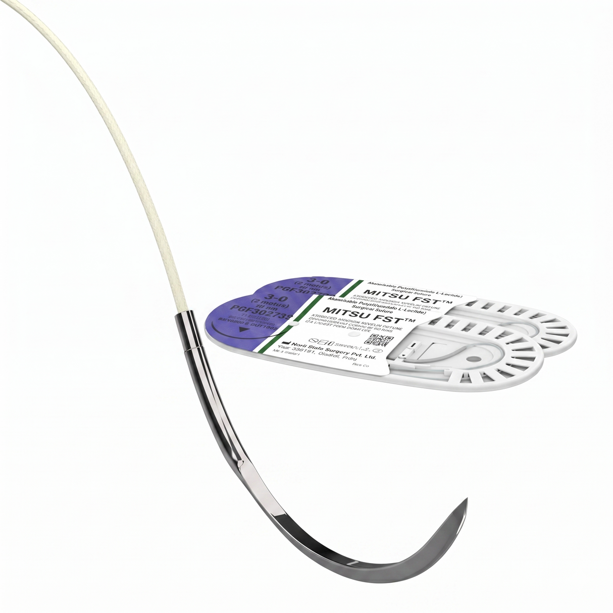 MITSU FST Synthetic Braided Rapid Short-Term Absorbable Sutures 12/pk