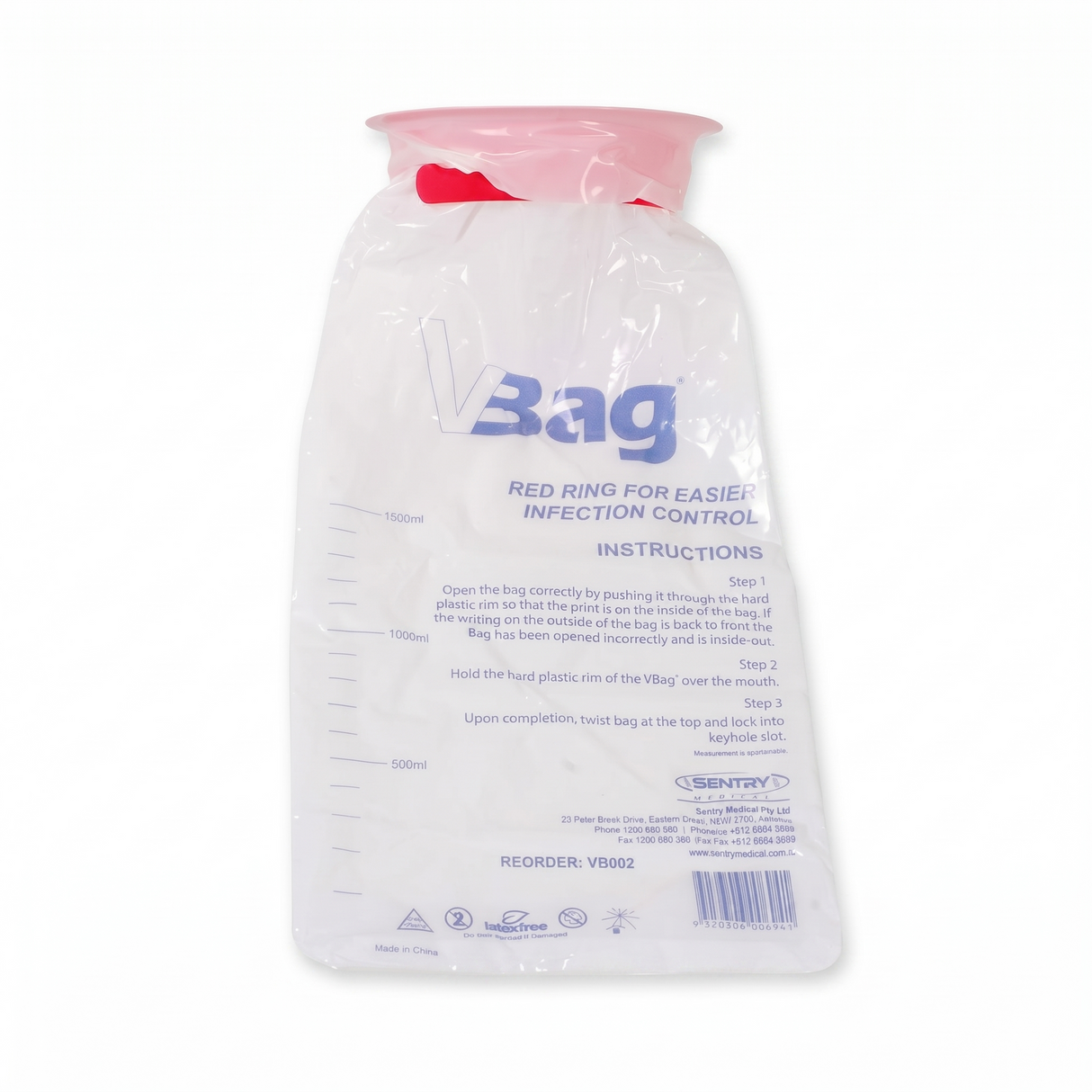 Sentry VBag Vomit / Emesis Sickness Bag 50/pack