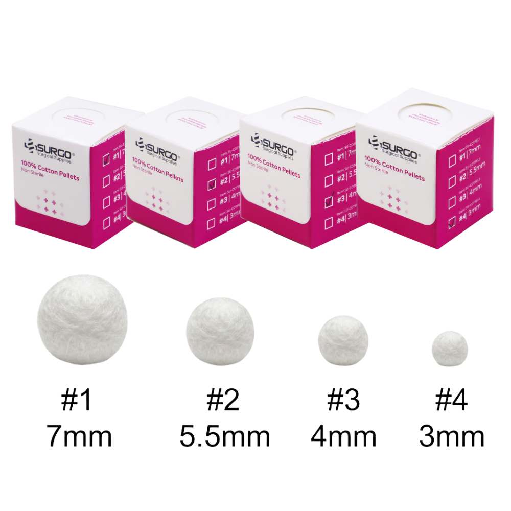 SURGO Cotton Pellets Refills 6/box