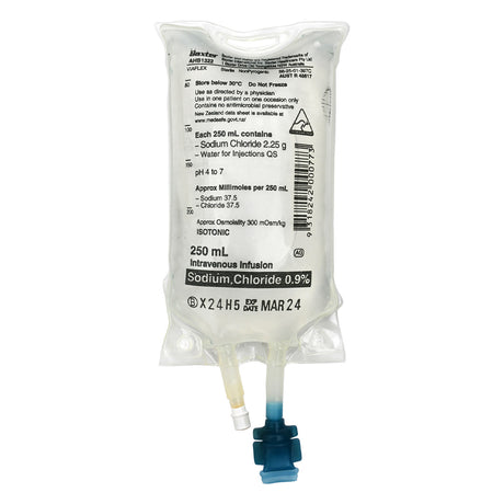 Baxter 0.9% Sodium Chloride Saline IV Intravenous Bags