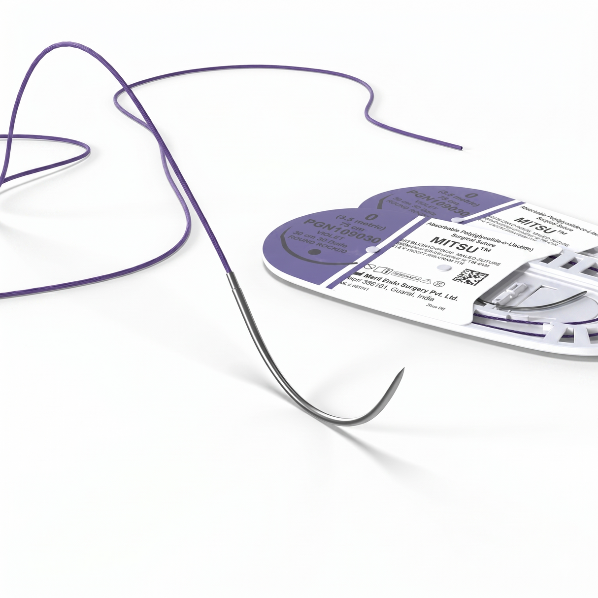 MITSU Absorbable Synthetic Sutures Mid-term 12/pk
