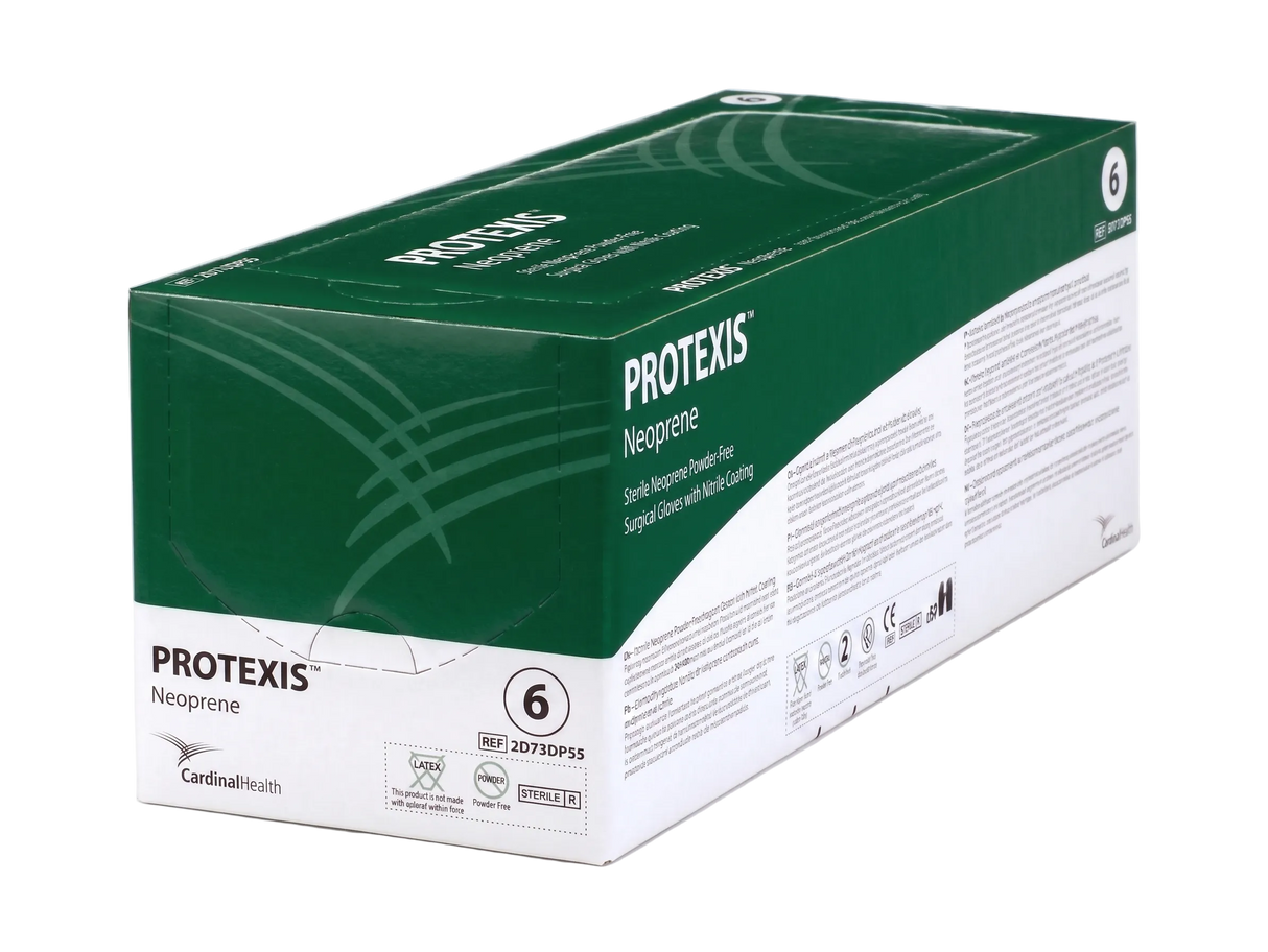 Protexis Neoprene Latex-Free Sterile Surgical Gloves Powder-Free 50 pairs/box