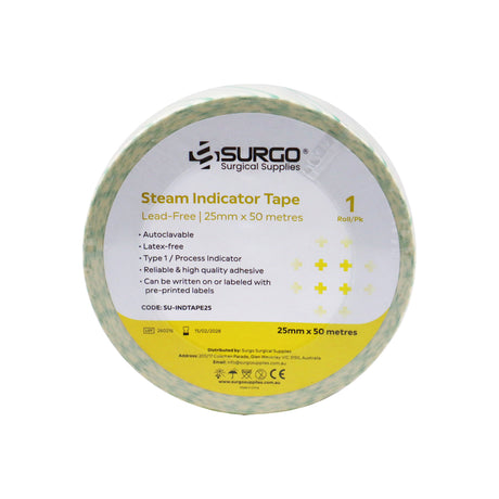 SURGO Lead-Free Steam Indicator Tape 1/pk
