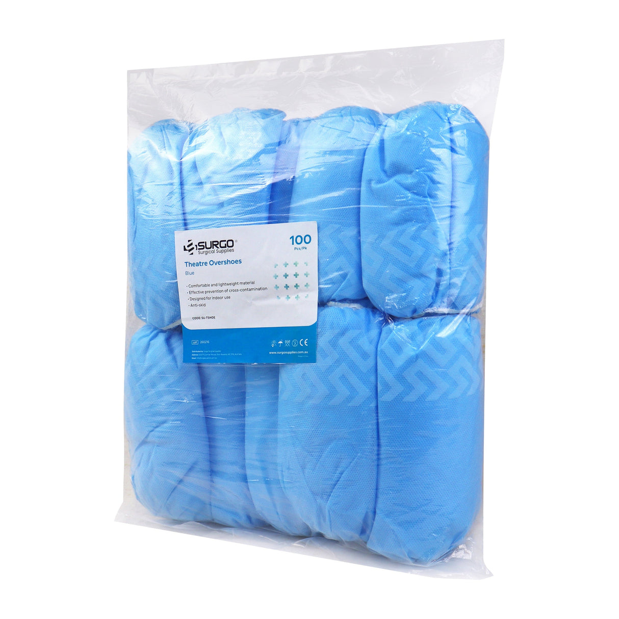 SURGO Theatre Anti-Skid Overshoes 100/pack